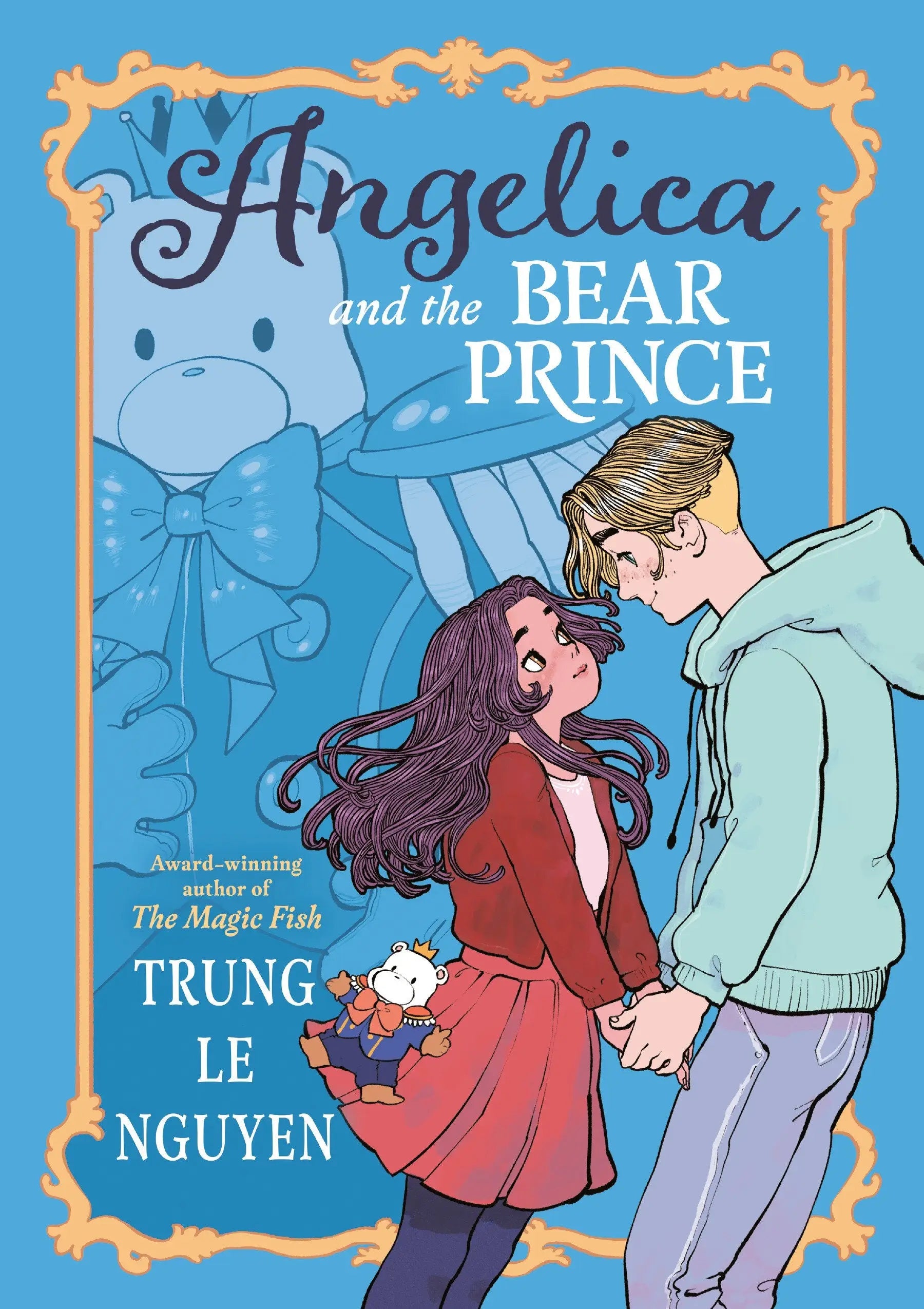 Bestselling author graphic novel Angelica And The Bear Prince with young lovers and a bear prince