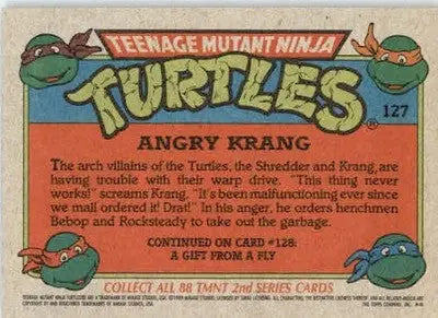 Angry Krang - 1989 Topps Teenage Mutant Ninja Turtles - #127 - Non_sport - Non-Sports Card Single