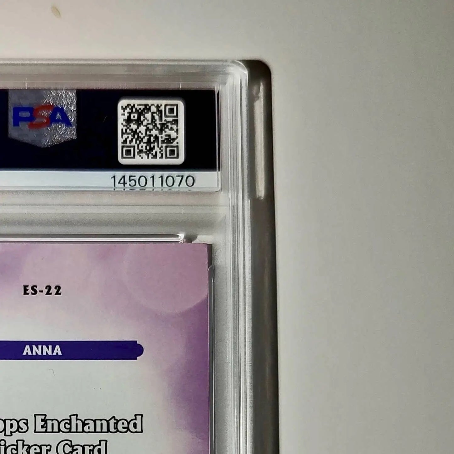 Anna 2025 Topps Disney #ES-22 Enchanted Sticker Card Frozen PSA 6