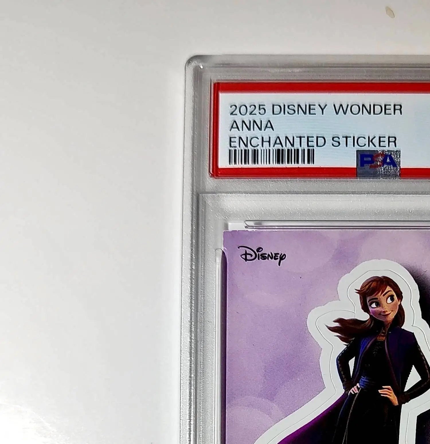 Anna 2025 Topps Disney #ES-22 Enchanted Sticker Card Frozen PSA 6