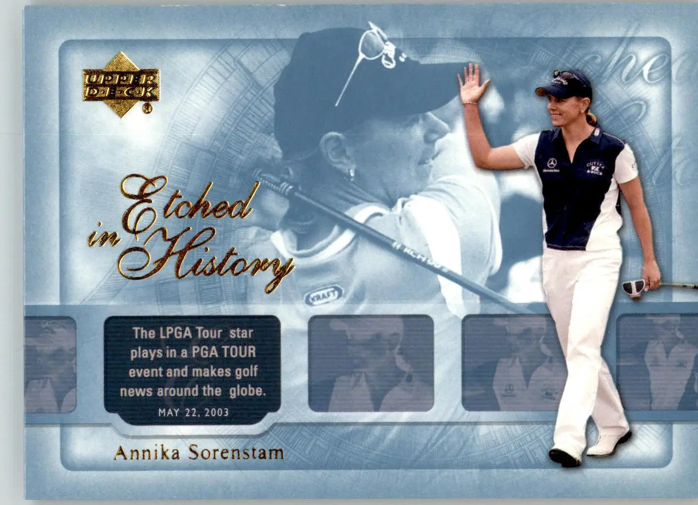 Annika Sorenstam - 2004 Upper Deck - #50 - Golf - Golf Card Single