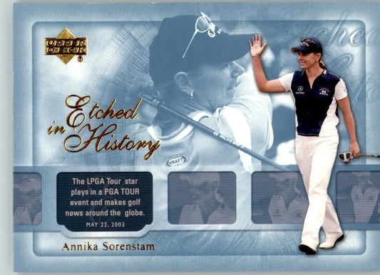Annika Sorenstam - 2004 Upper Deck - #50 - Golf - Golf Card Single