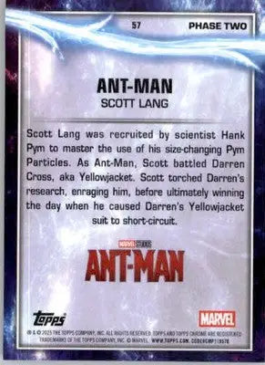 Ant-Man - 2025 Topps Chrome Marvel Studios - #57 - Non_sport - Marvel Card Single