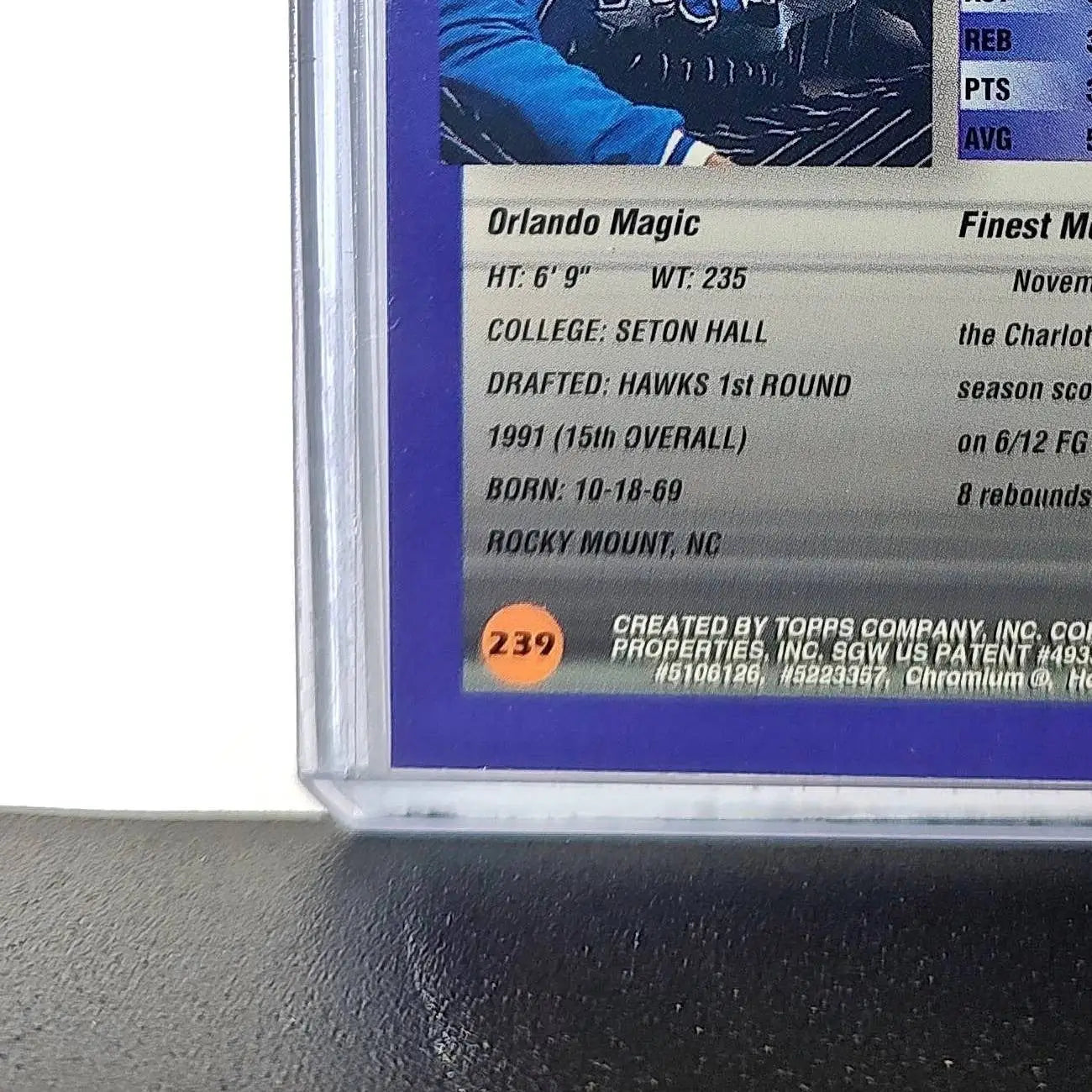 Anthony Avent 1994-95 Topps Finest #239 Basketball Card