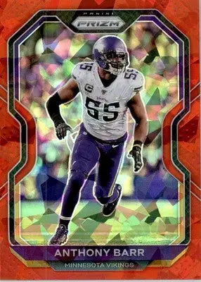 Anthony Barr - 2020 Panini Prizm - #221 - Prizm Red Ice Football - Football Card Single
