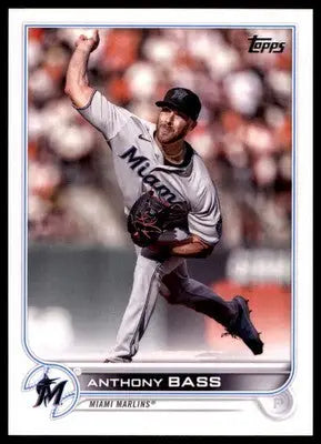 Anthony Bass 2022 Topps Update #US227 Miami Marlins