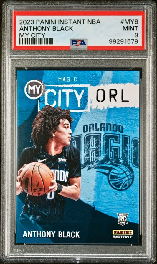 Anthony Black 2023 Panini MyCity Rookie NBA #MY-8 Basketball Card PSA 9 Mint - Basketball Card Single