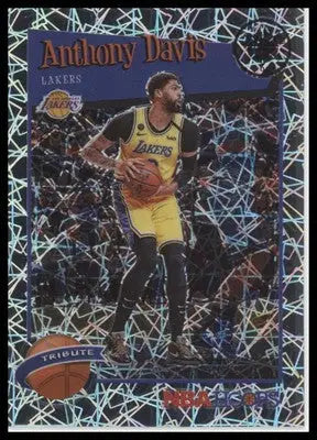 Anthony Davis 2019-20 Hoops Premium Silver Laser #294 Los Angeles Lakers - Basketball Card Single