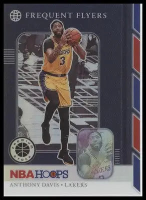 Anthony Davis 2019-20 Hoops Premium Stock Frequent Flyers Holo #2 LA Lakers - Basketball Card Single