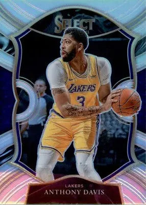 Anthony Davis - 2020-21 Panini Select - #45 - Silver Prizms Basketball - Basketball Card Single