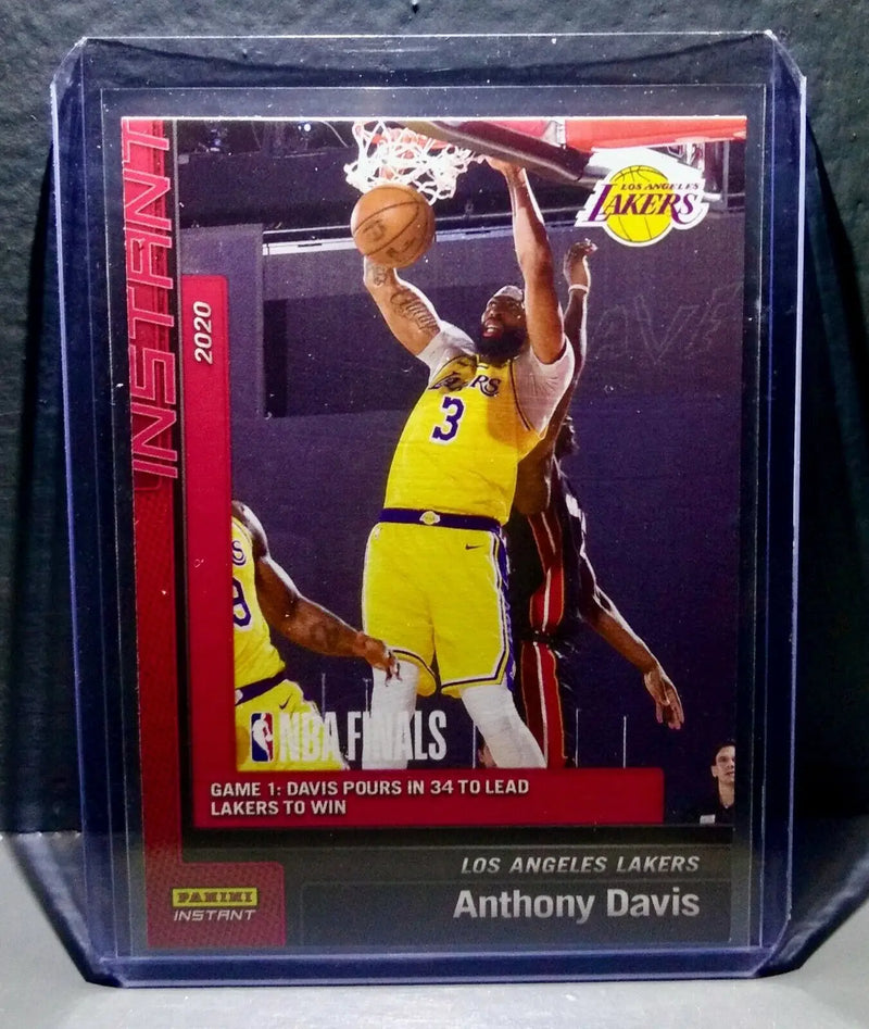 Anthony Davis 2020 Panini LA Lakers NBA Champions #21 Basketball Card