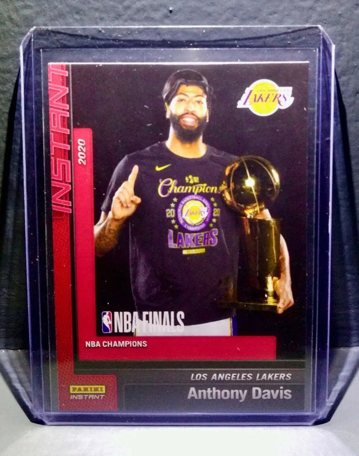 Anthony Davis 2020 Panini LA Lakers NBA Champions #8 Basketball Card - Basketball Card Single