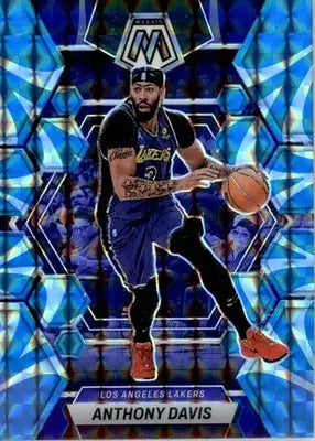 Anthony Davis - 2022-23 Panini Mosaic - #110 - Blue Wave Basketball - Basketball Card Single