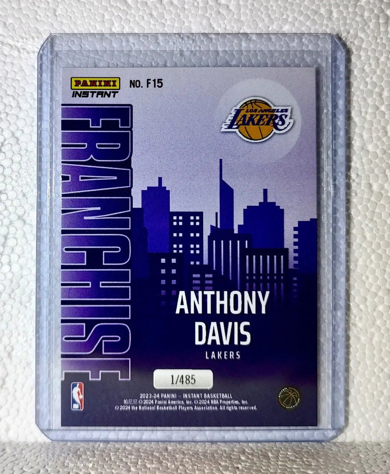 Anthony Davis 2023-24 NBA #15 Franchise Basketball Card Los Angeles Lakers 1/485 - Basketball Card Single