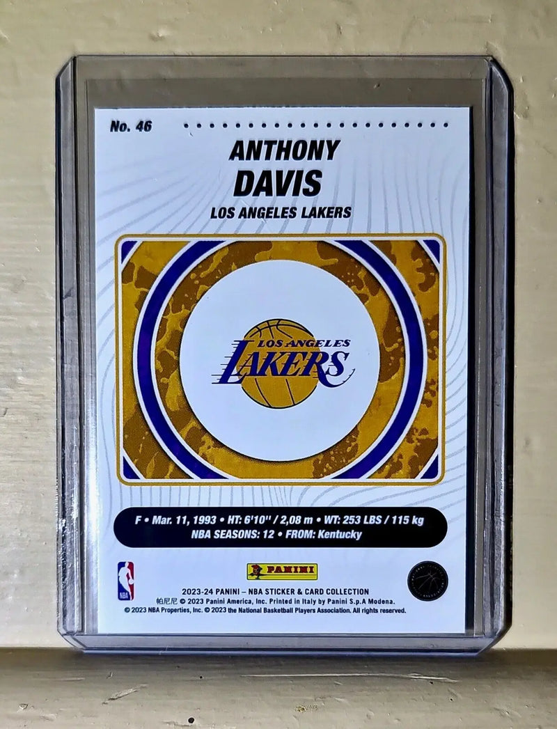Anthony Davis 2023-24 Panini NBA Basketball #46 Card Los Angeles Lakers - Basketball Card Single