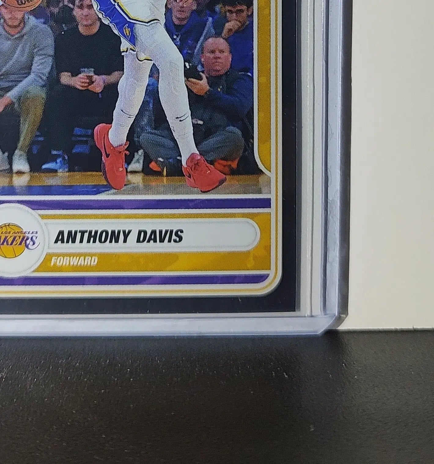 Anthony Davis 2023-24 Panini NBA Sticker Foil Card #46 Los Angeles Lakers - Basketball Card Single