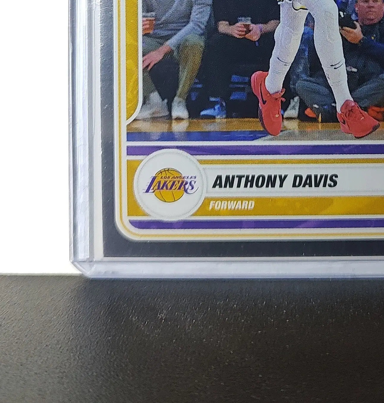 Anthony Davis 2023-24 Panini NBA Sticker Foil Card #46 Los Angeles Lakers - Basketball Card Single
