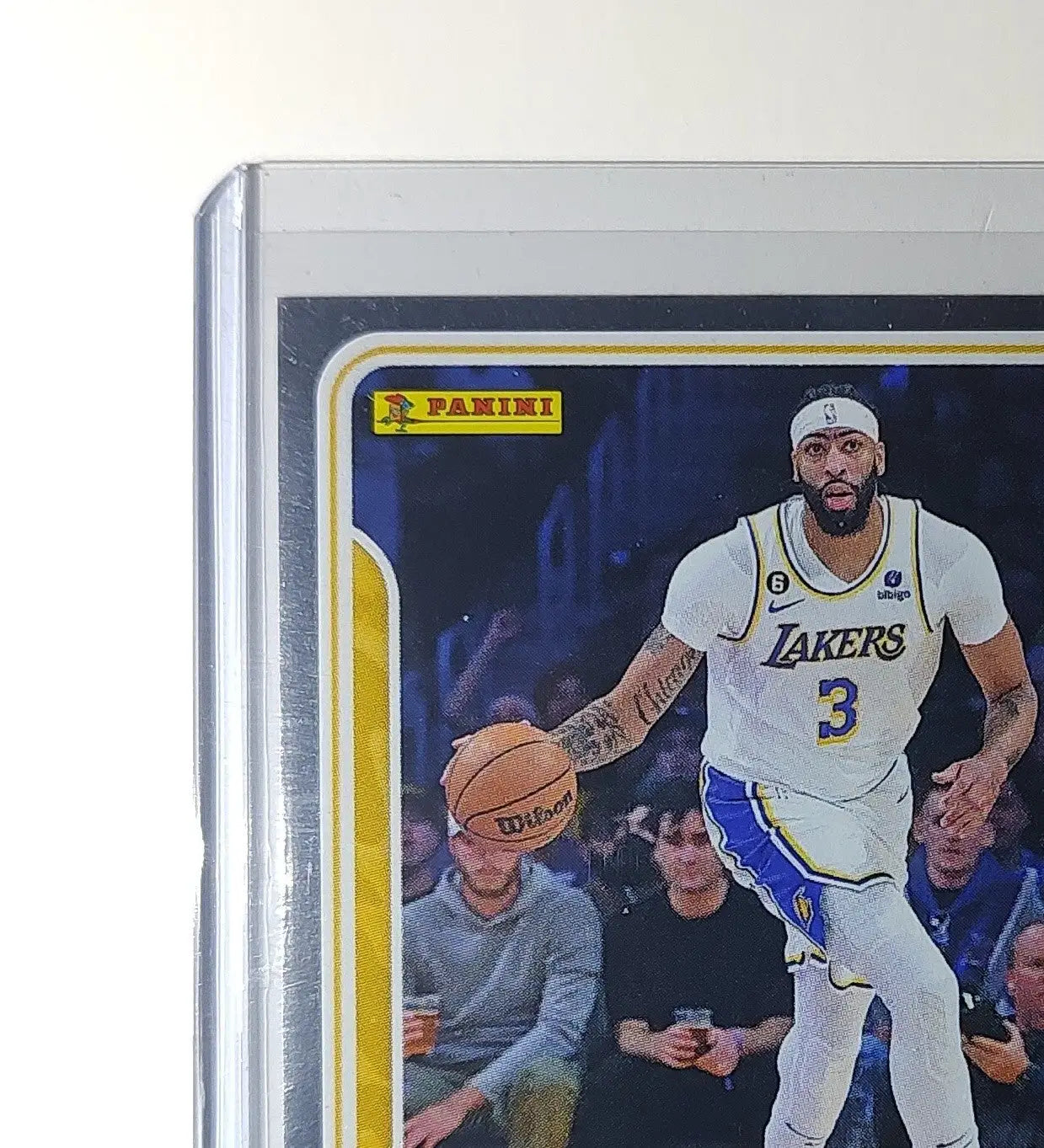 Anthony Davis 2023-24 Panini NBA Sticker Foil Card #46 Los Angeles Lakers - Basketball Card Single