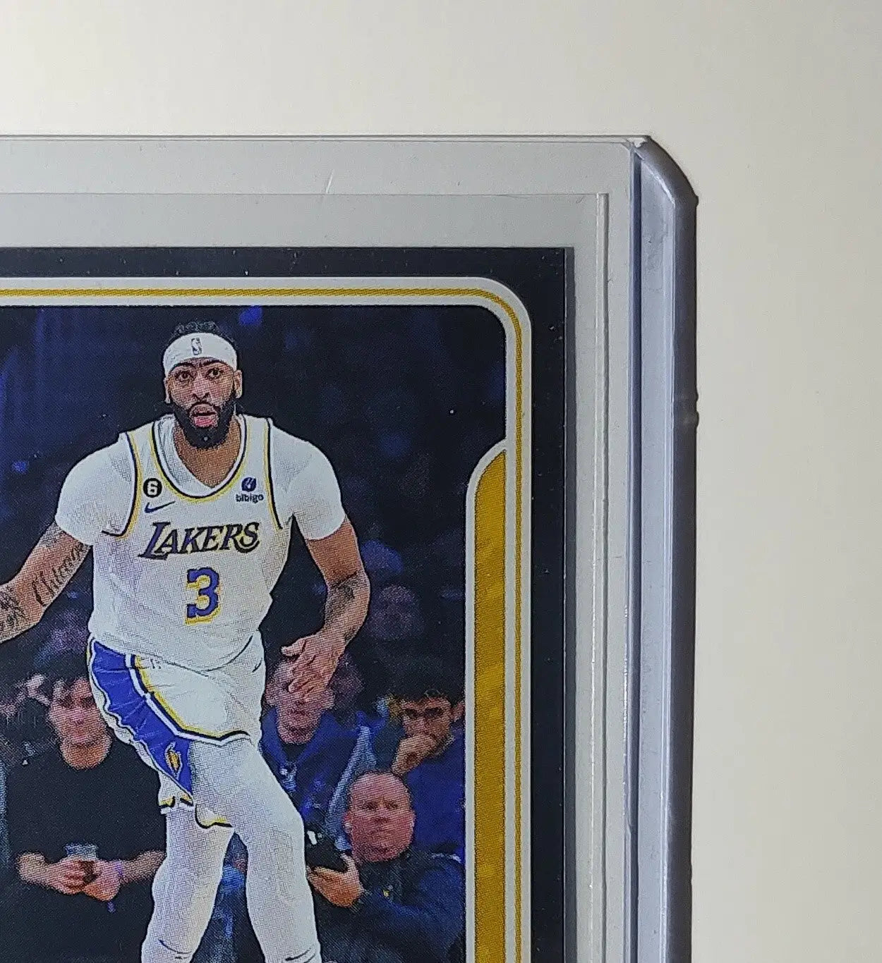 Anthony Davis 2023-24 Panini NBA Sticker Foil Card #46 Los Angeles Lakers - Basketball Card Single
