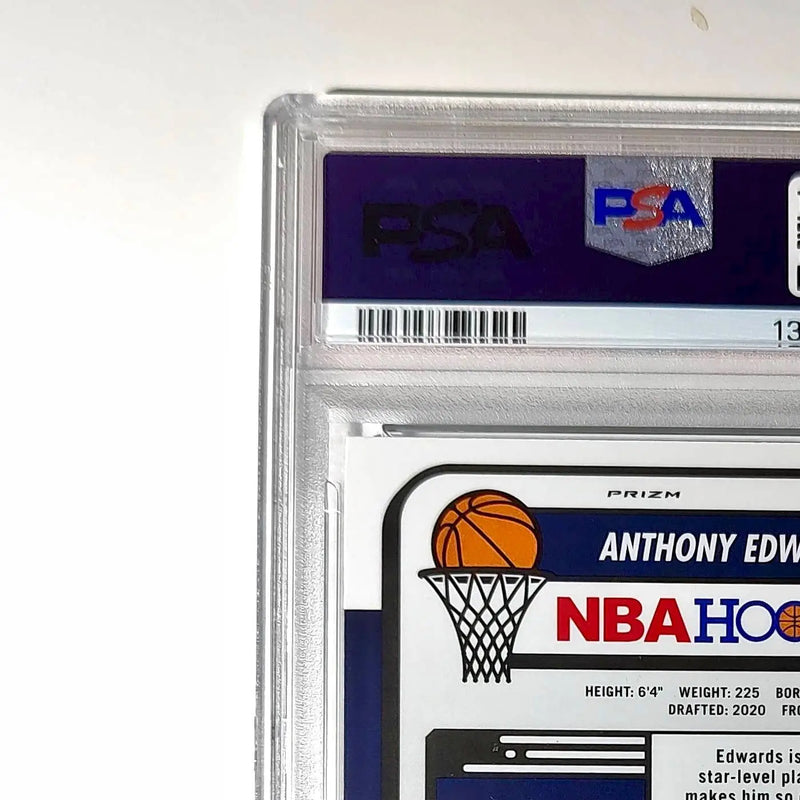 Anthony Edwards 2023 Panini Hoops Premium #87 Pulsar PSA 9 Mint