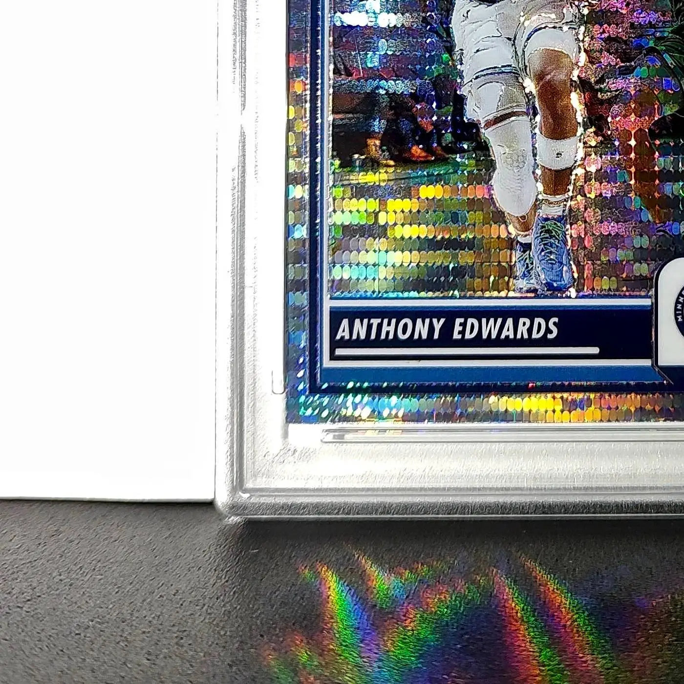 Anthony Edwards 2023 Panini Hoops Premium #87 Pulsar PSA 9 Mint