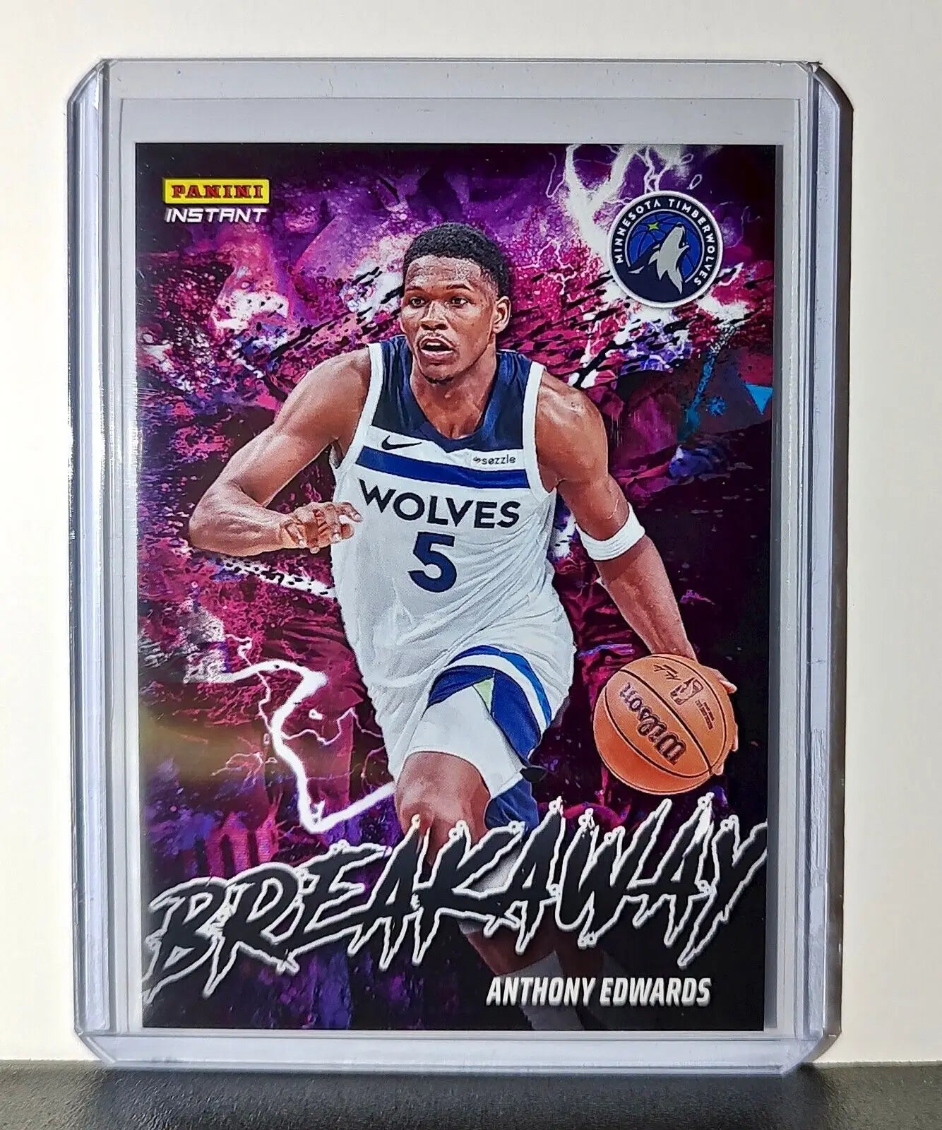 Anthony Edwards 2024-25 Panini NBA #18 Breakaway Card Timberwolves 1/1355 - Basketball Card Single