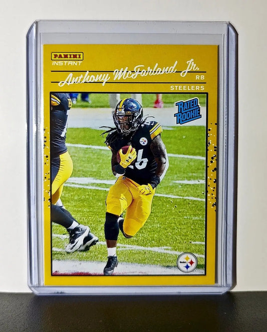 Anthony McFarland Jr Rookie 2020 Panini NFL #37 Rated Rookie Pittsburgh Steelers - Football Card Single