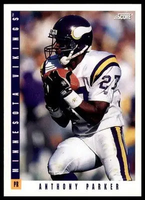 Anthony Parker 1993 Score #360 Minnesota Vikings - Football Card Single