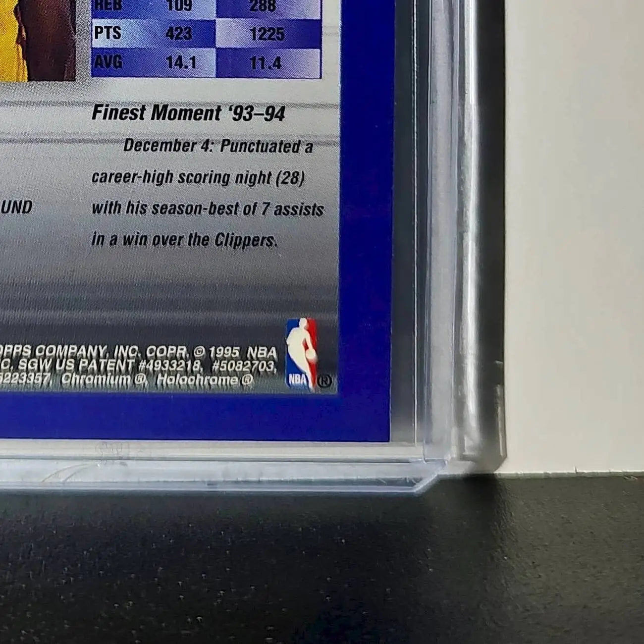 Anthony Peeler 1994-95 Topps Finest #304 Basketball Card