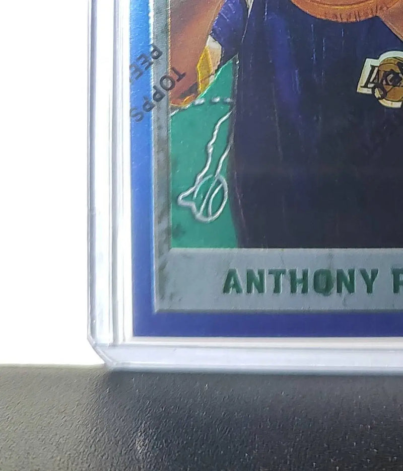 Anthony Peeler 1995-96 Topps Finest NBA #187 Card Lakers