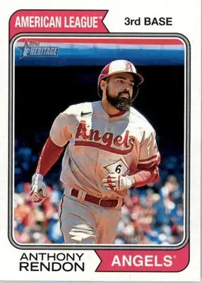 Anthony Rendon - 2023 Topps Heritage - #532 - Baseball - Baseball Card Single