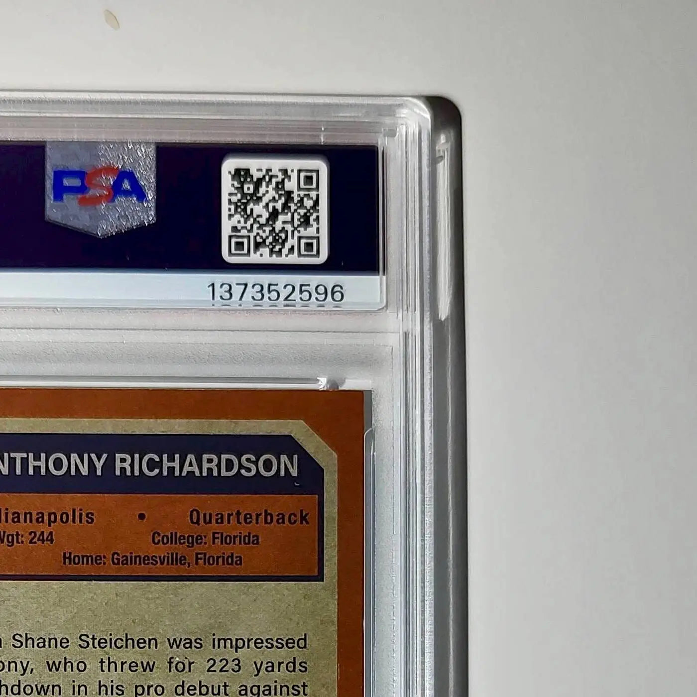 Anthony Richardson 2023 Topps #1973-14 Card Indianapolis Colts PSA 9 Mint