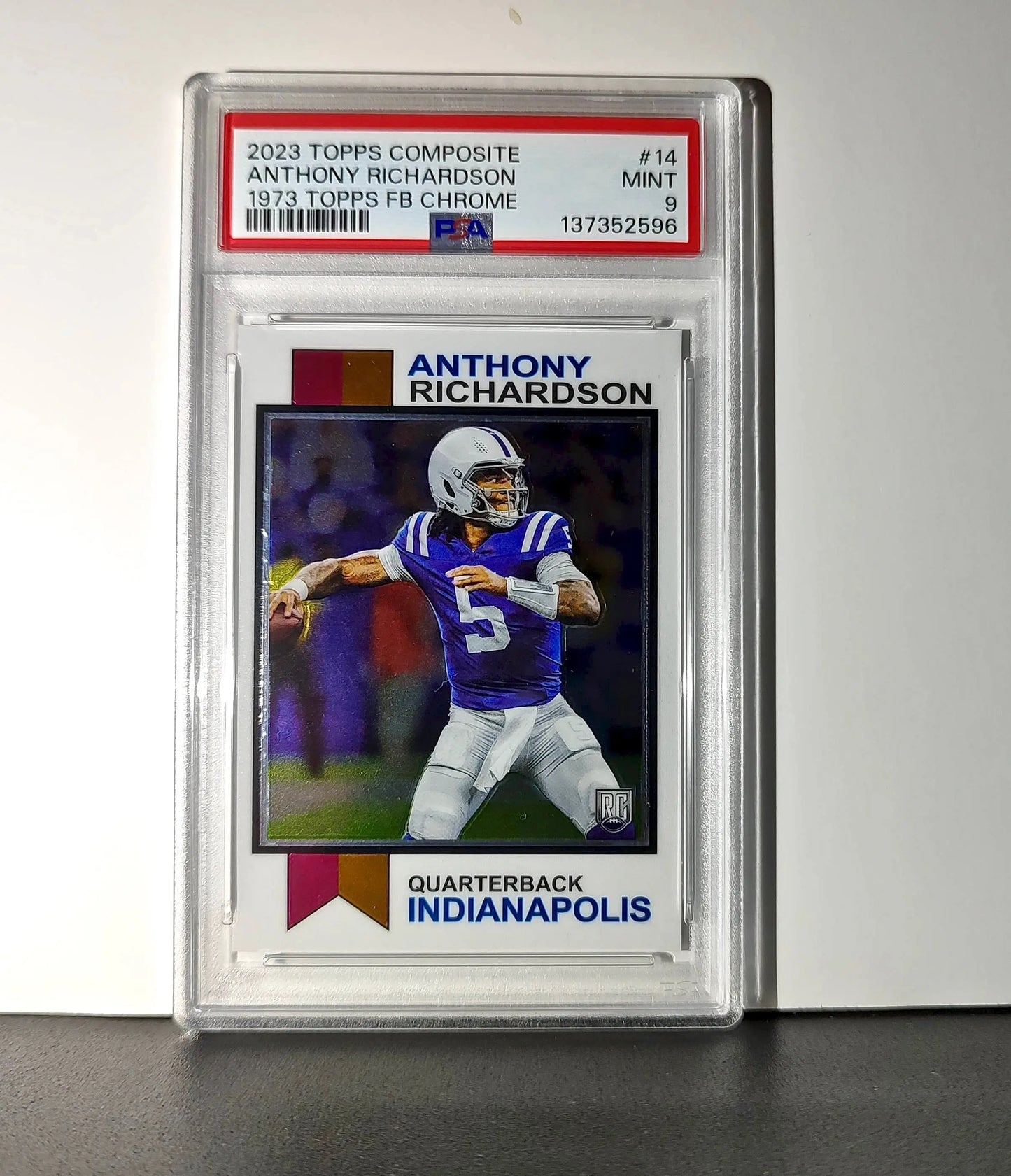 Anthony Richardson 2023 Topps #1973-14 Card Indianapolis Colts PSA 9 Mint
