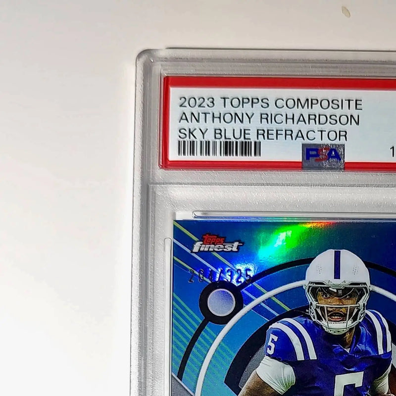 Anthony Richardson 2023 Topps 204/325 Fineest #194 Sky Blue Refractors PSA 10