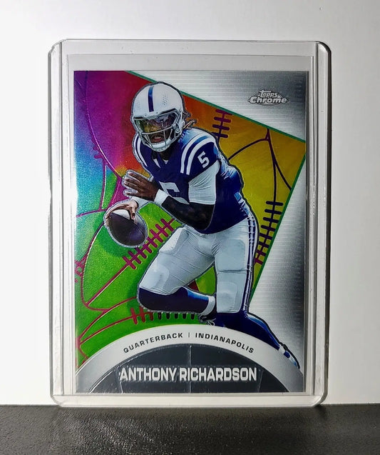 Anthony Richardson 2023 Topps Chrome All-Etch NFL CAE-24 Card Indianapolis Colts - Football Card Single