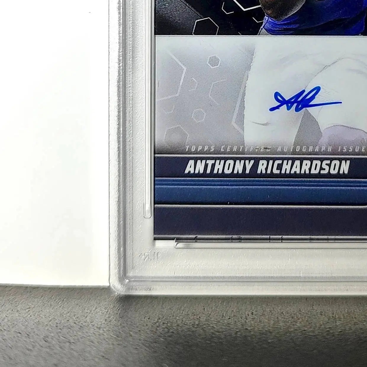 Anthony Richardson 2023 Topps Chrome Black #TCBA-AR PSA 10 Auto 10 - Football Card Single