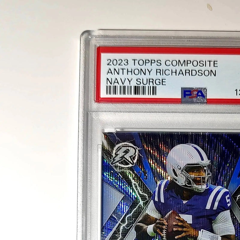 Anthony Richardson 2023 Topps Resurgence 021/225 Navy Surge PSA 10 Gem Mint