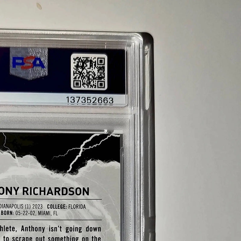 Anthony Richardson 2023 Topps Resurgence Voltaic #RV-3 Refractor PSA 10 Gem Mint