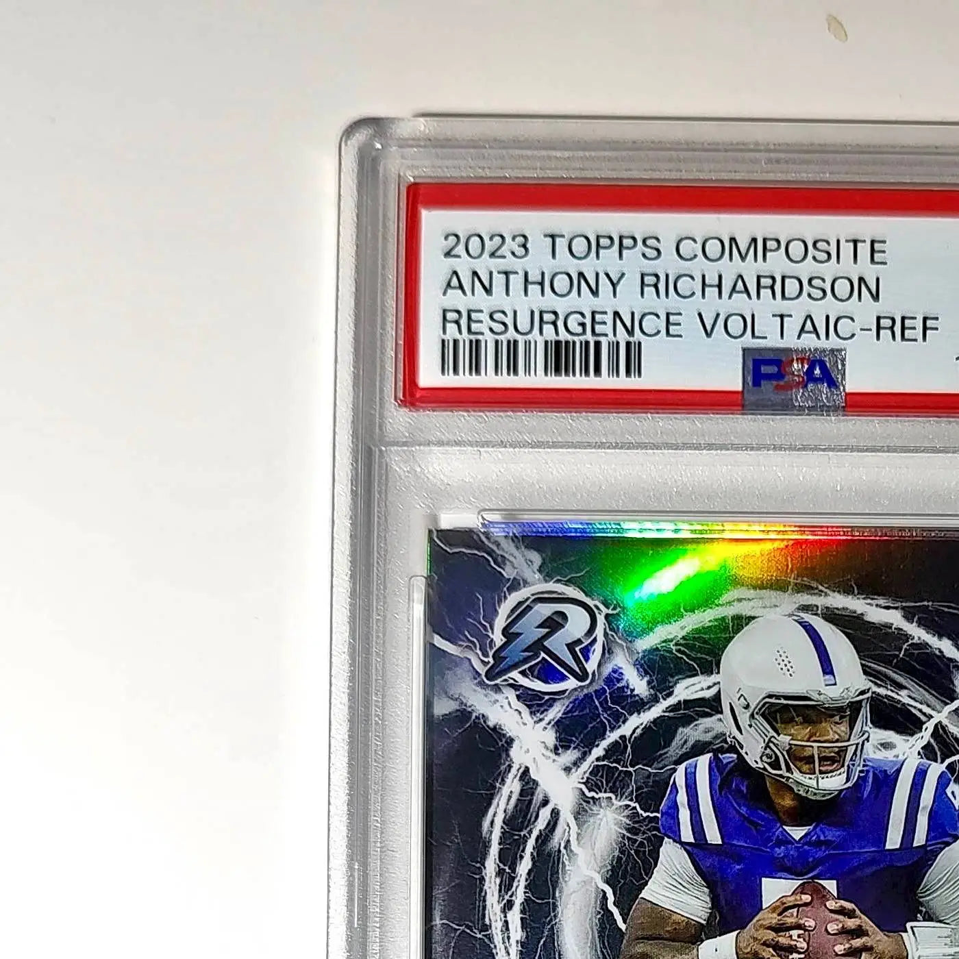 Anthony Richardson 2023 Topps Resurgence Voltaic #RV-3 Refractor PSA 10 Gem Mint