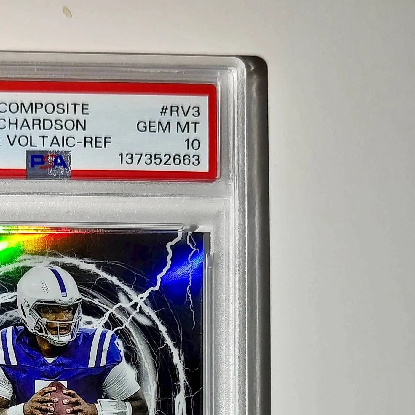 Anthony Richardson 2023 Topps Resurgence Voltaic #RV-3 Refractor PSA 10 Gem Mint