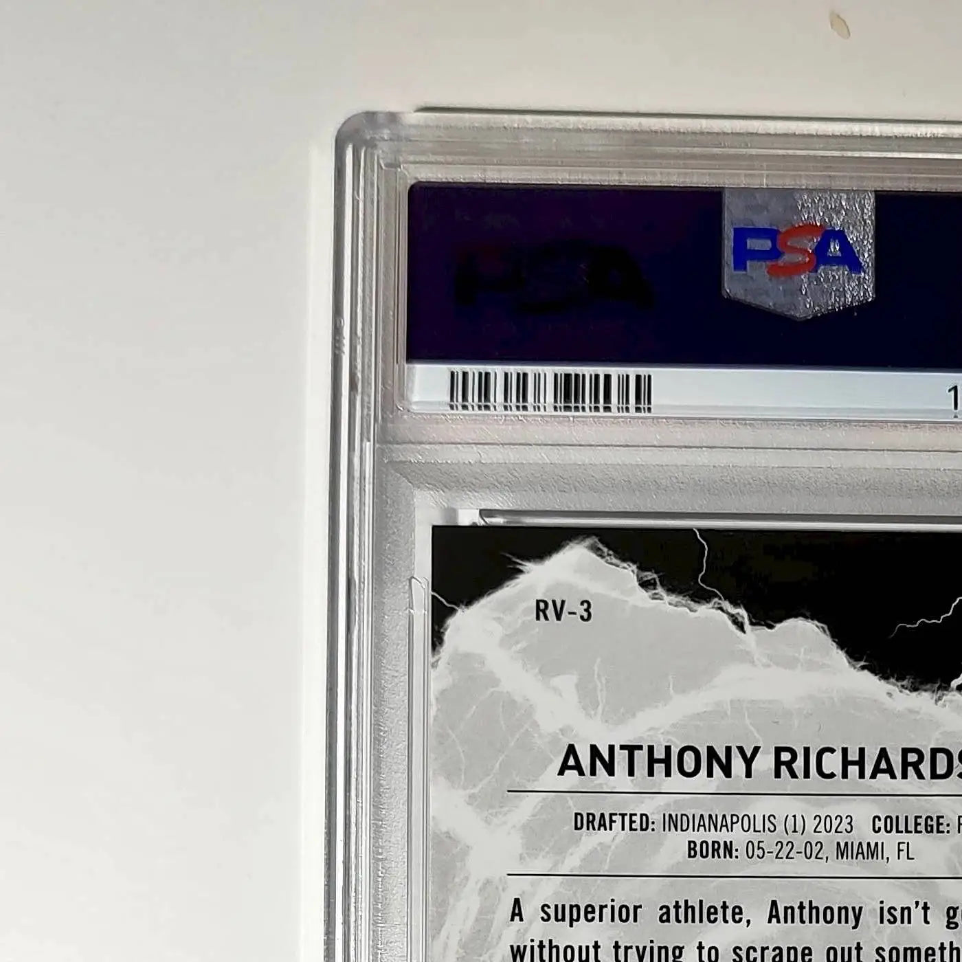 Anthony Richardson 2023 Topps Resurgence Voltaic #RV-3 Refractor PSA 10 Gem Mint