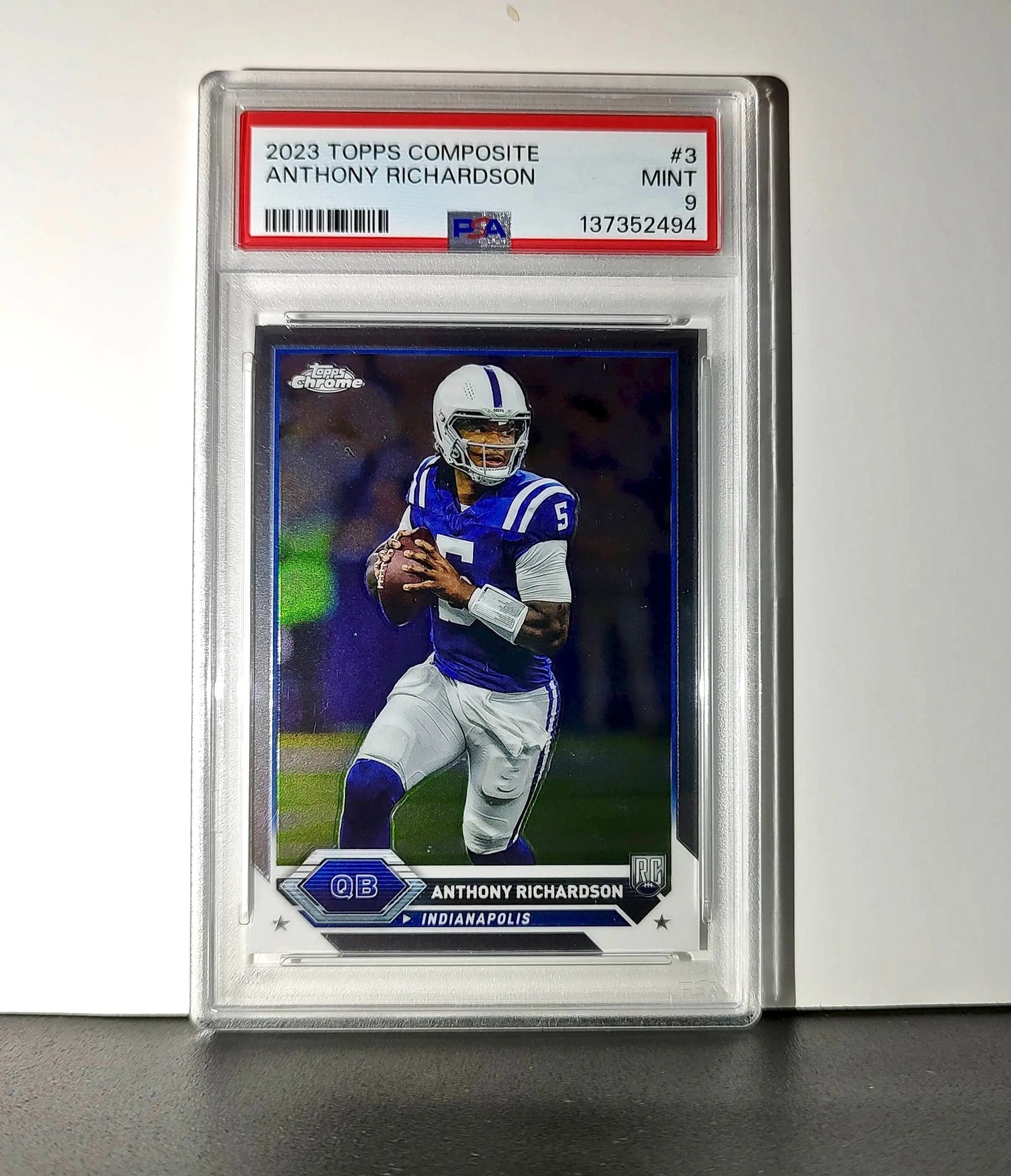 Anthony Richardson Rookie 2023 Topps Chrome #3 PSA 9 Mint