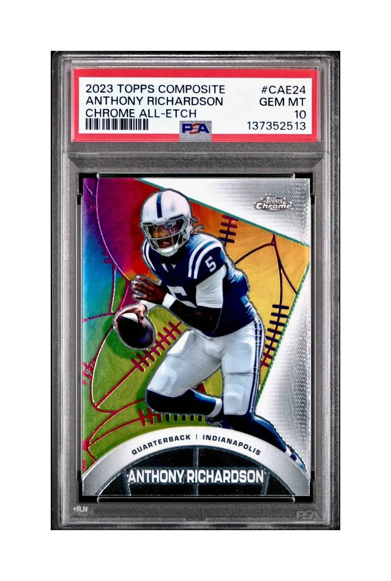 Anthony Richardson Rookie 2023 Topps Chrome ALL-ETCH #CAE-24 PSA 10 Gem Mint