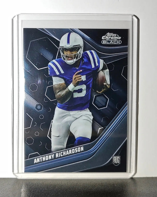 Anthony Richardson Rookie 2023 Topps Chrome Black NFL #122 Card Colts - Football Card Single