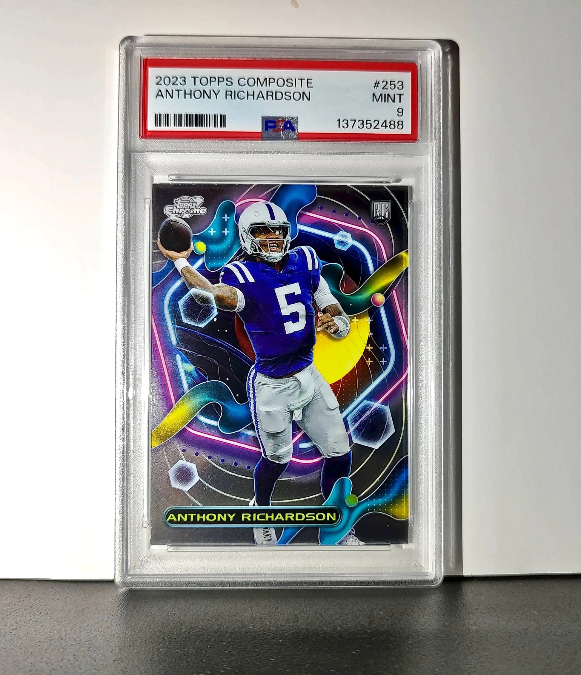 Anthony Richardson Rookie 2023 Topps Chrome Cosmic #253 PSA 9 Mint