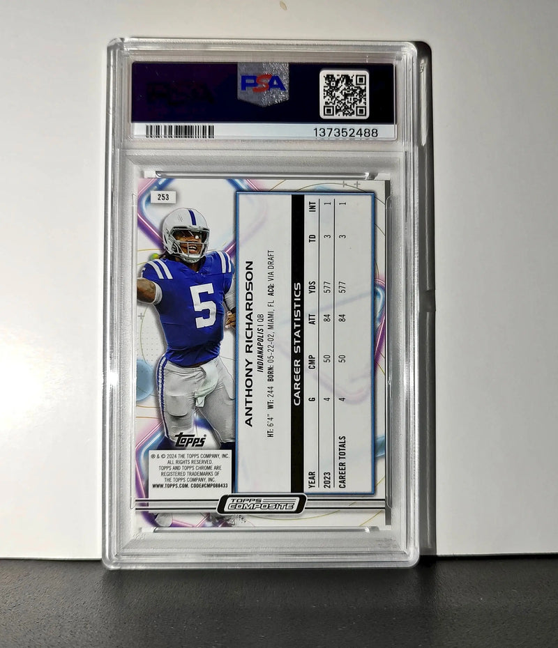 Anthony Richardson Rookie 2023 Topps Chrome Cosmic #253 PSA 9 Mint