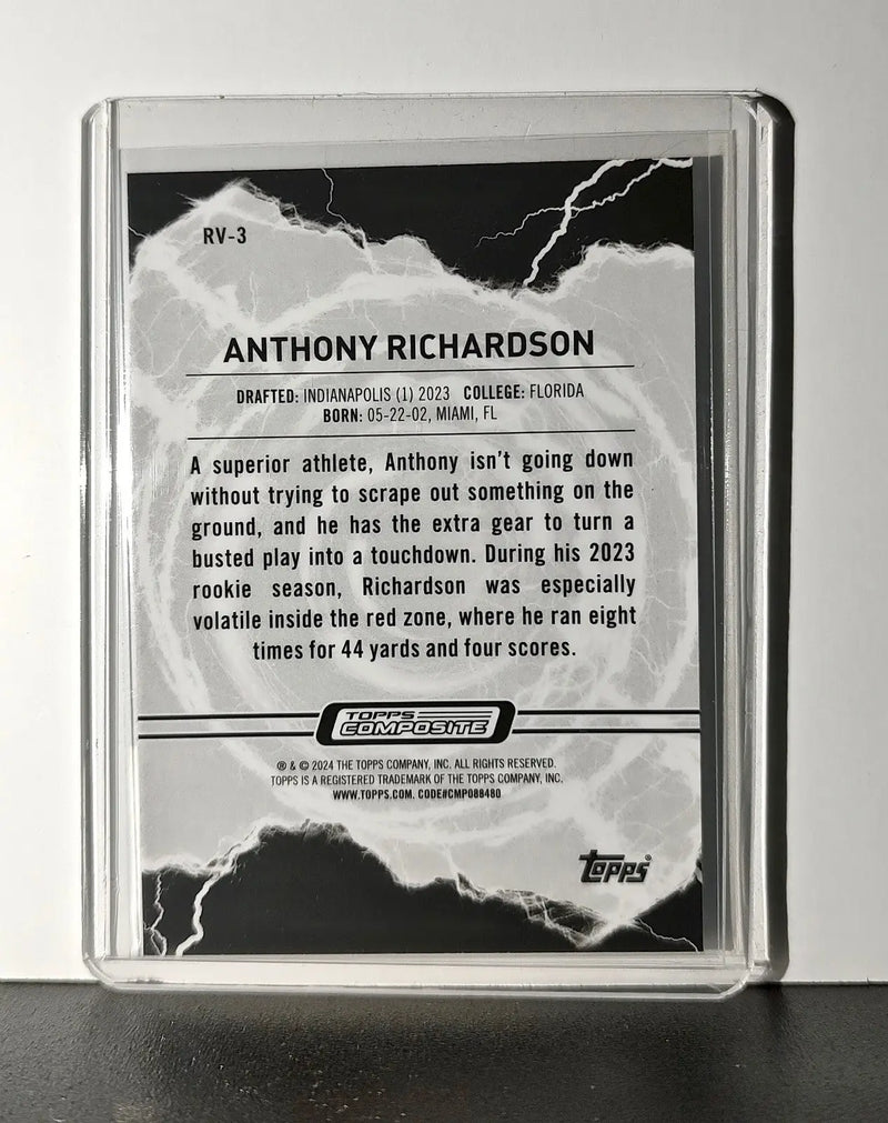 Anthony Richardson Rookie 2023 Topps Resurgence Voltaic NFL #RV-3 Card Colts - Football Card Single