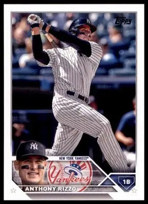 Anthony Rizzo 2023 Topps #596 New York Yankees - Baseball Card Single