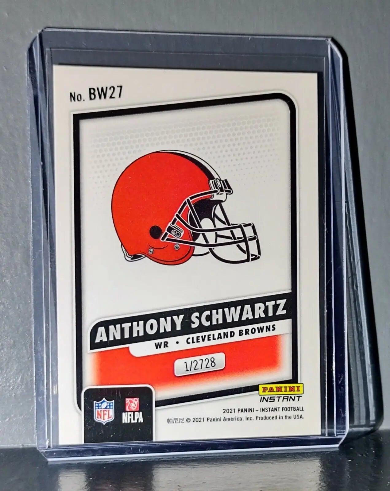 Anthony Schwartz 2021 Panini NFL Black and White Rookies #27 Card 1/2728 - Football Card Single