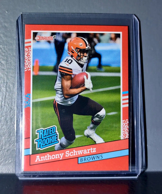 Anthony Schwartz 2021 Panini NFL Rated Rookie Retro #27 Rookie Card 1/2231 - Football Card Single
